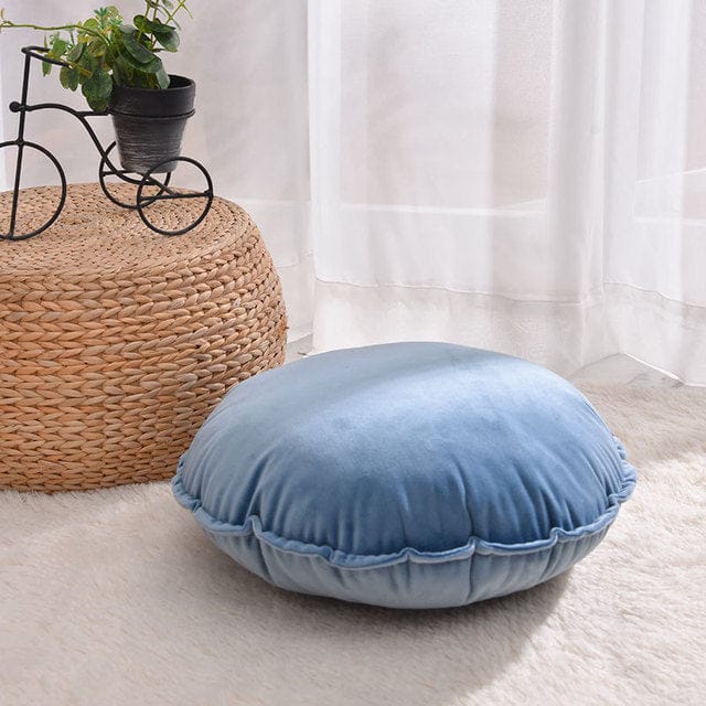 Hand Knotted 45x45cm Round Home Cushion Pillow Cover