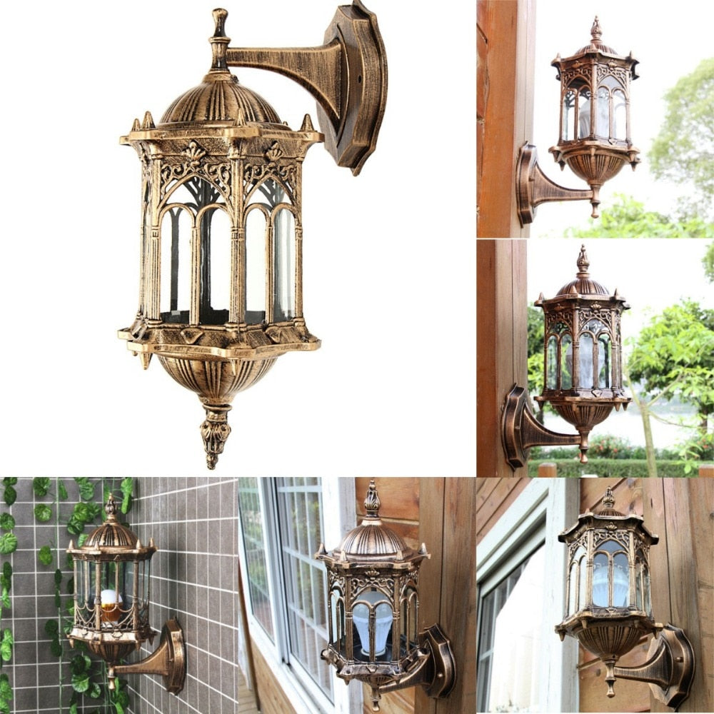 Antique Exterior Wall Light Fixture Outdoor Lamp