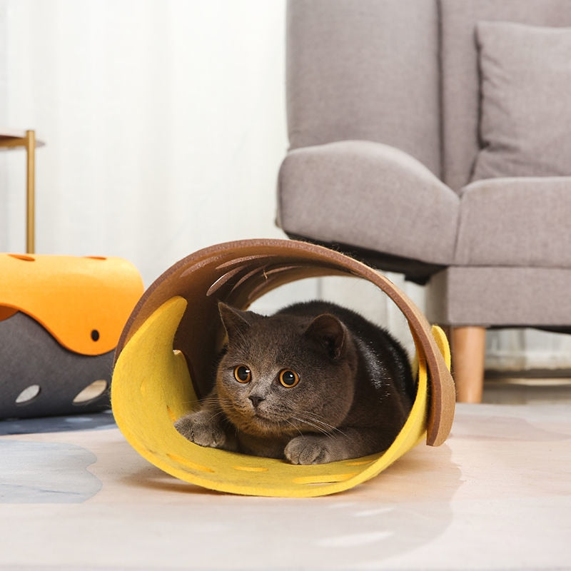 Foldable Cat Tunnel Pet Interactive Toy