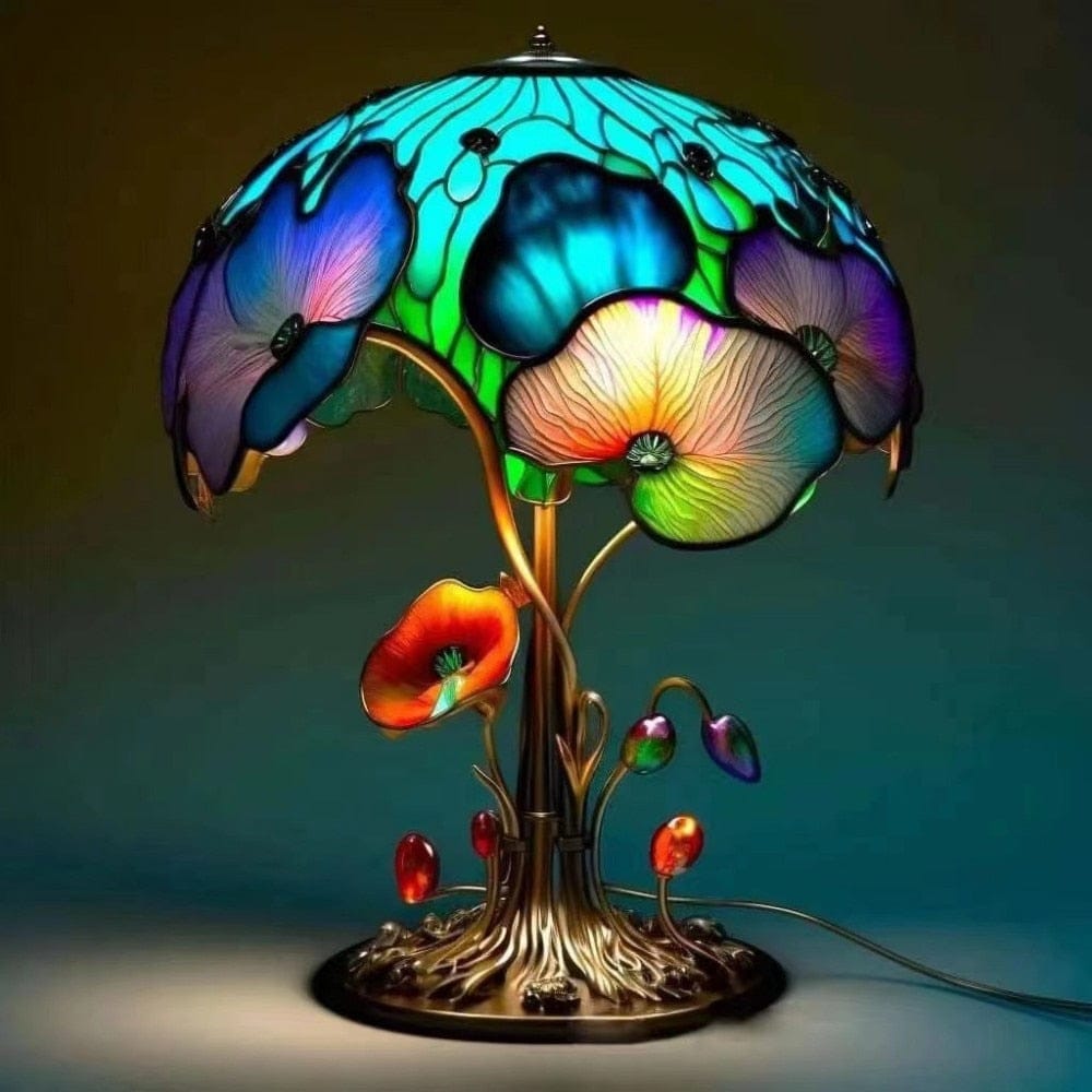 Creative Flower Mushroom Retro Table Night Lamp